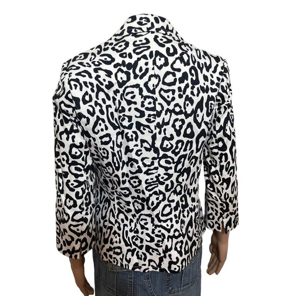 Linea Louis Dell'Olio Blazer Jacket 3/4 Sleeve Size XS - Picture 3 of 3